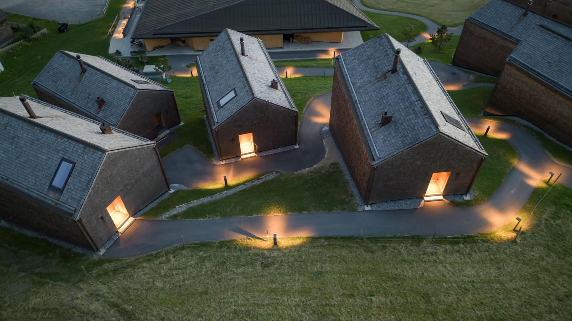 Peterhof Chalets Batschuns Bagian luar foto