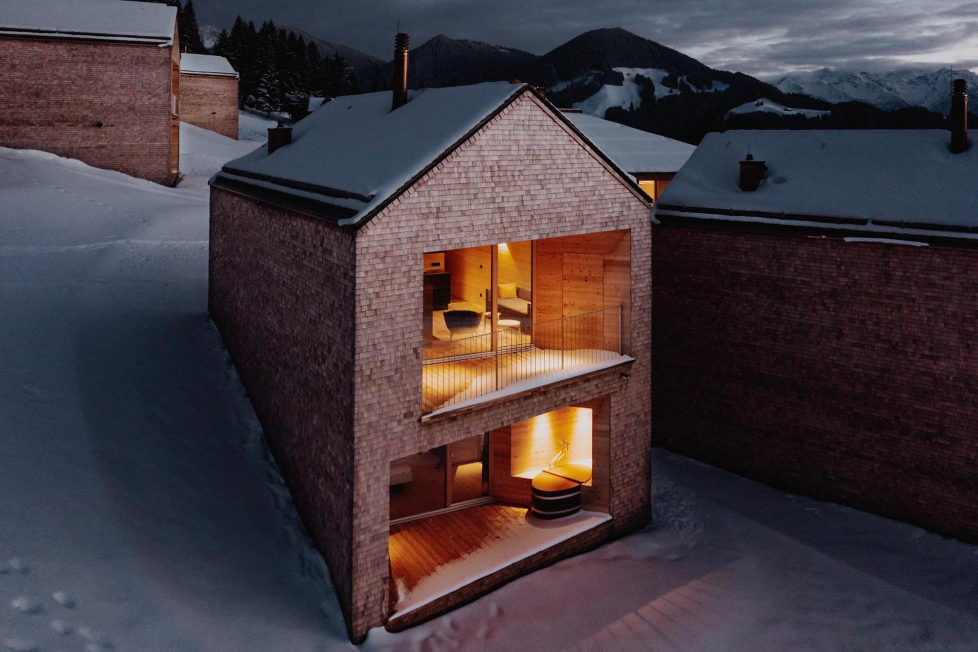 Peterhof Chalets Batschuns Bagian luar foto